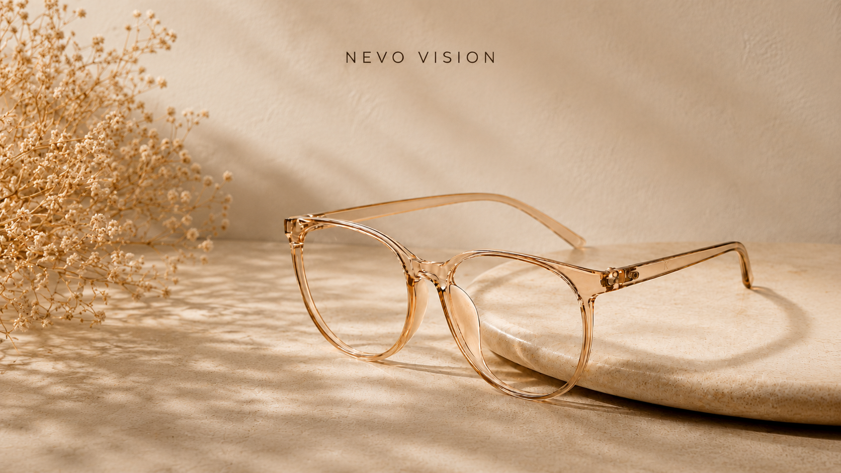 Large Square Frame Glasses – Modern Minimal Look | Nevo Vision