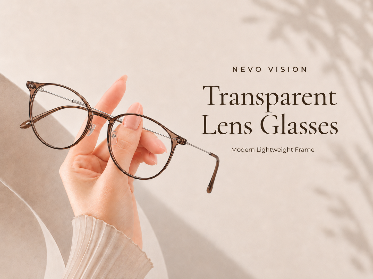 Transparent Lens Glasses: The Minimalist Frame Made for Everyday Style