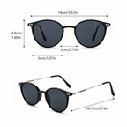 Skinny Cat-Eye Sunglasses – Elegant Narrow Design (2-Pack)