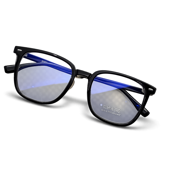 Black computer glasses frame (anti-blue light)
