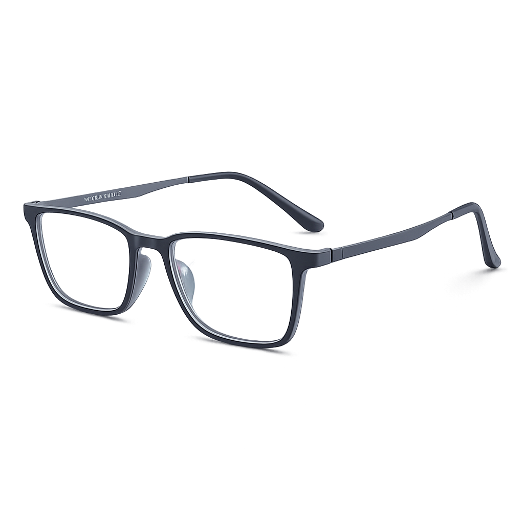 Pure Titanium Lightweight Square Glasses