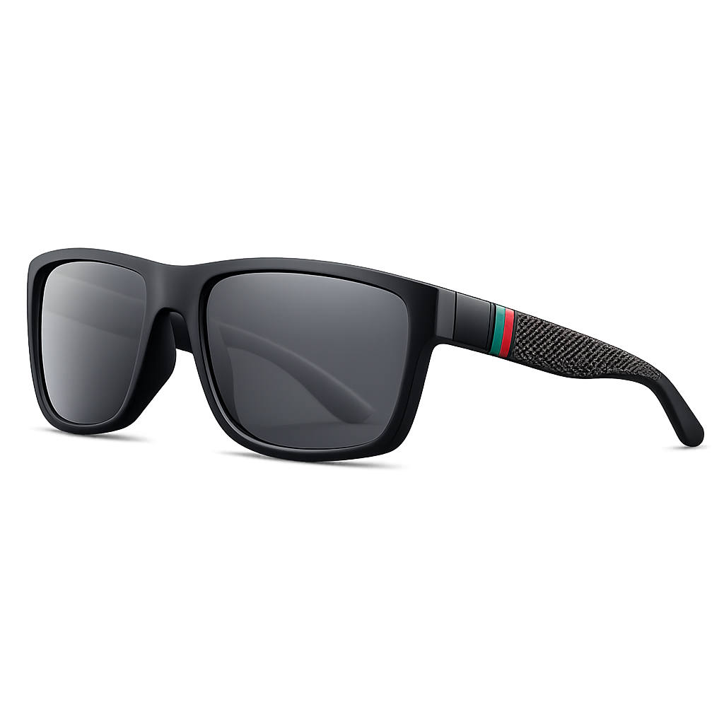 Classic square polarized sunglasses