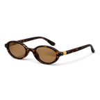 Retro oval / round sunglasses