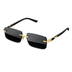 Rimless Rectangle Sunglasses