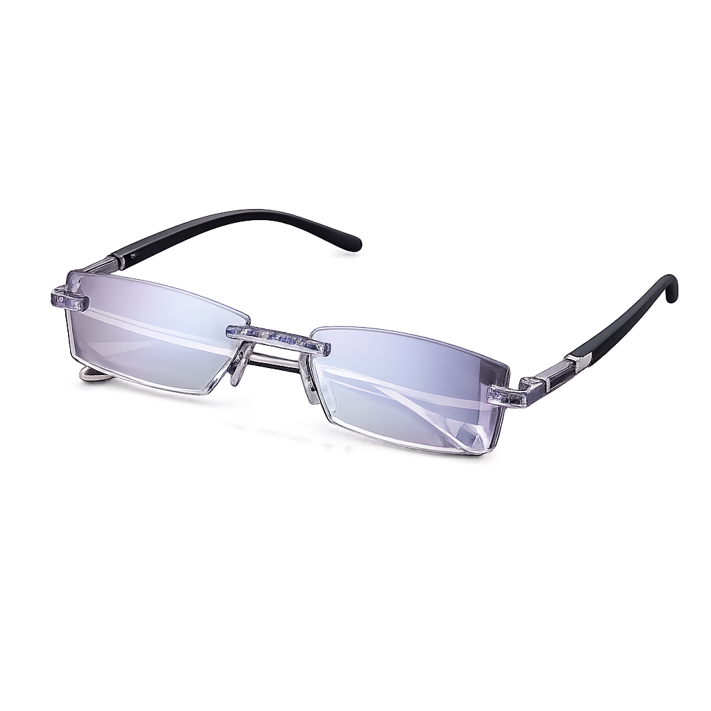 Rimless Minimal Glasses – 2 Pairs