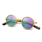 Retro Round Titanium Glasses – Lightweight Everyday Style