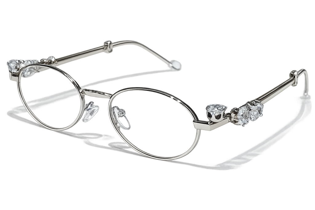 Unisex square fashion simple glasses (metal frame)