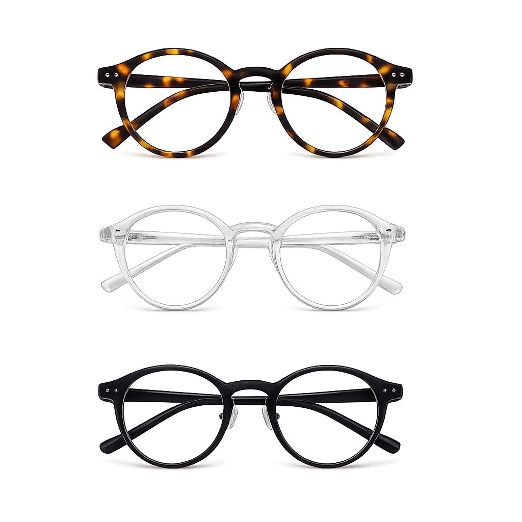 ZENOTTIC Circular Frame Glasses – Urban Minimal Look
