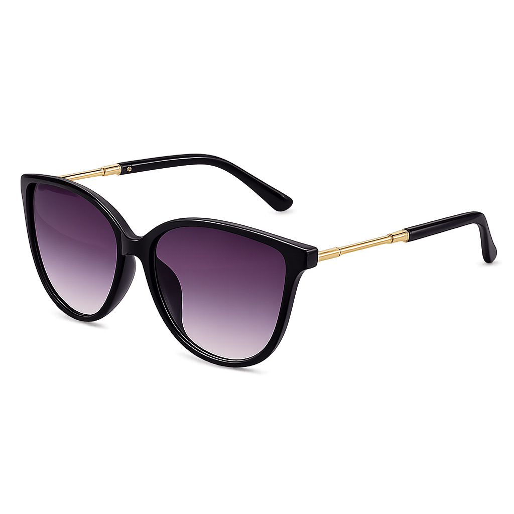 Classic Cat-Eye Sunglasses – Mirrored Vintage Style