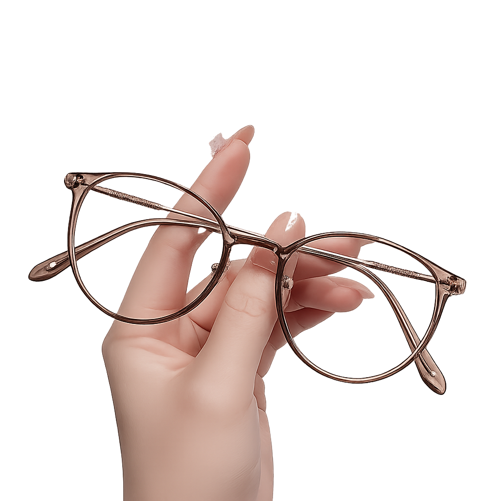 Transparent Lens Glasses – Modern Lightweight Frame