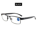 HOOBAN Stainless Steel Rectangular Glasses