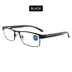 HOOBAN Stainless Steel Rectangular Glasses