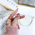 Large Square Frame Glasses – Modern Minimal Look