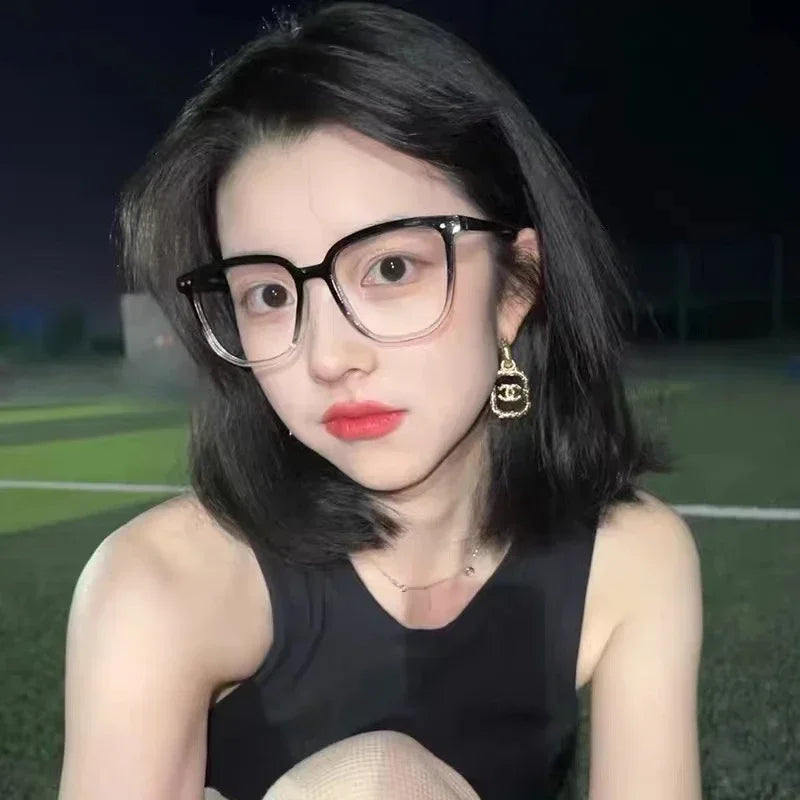 Light Frame Anti Blue Glasses Optical Glasses Women