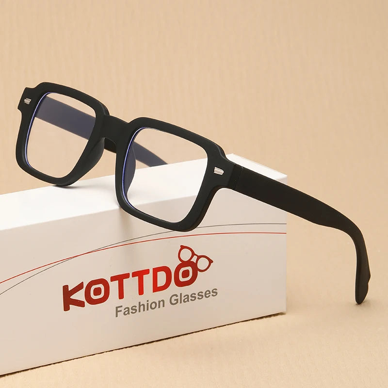 Modern Square Glasses – Clean Look