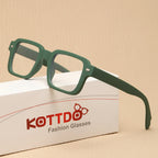Modern Square Glasses – Clean Look