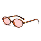 Retro oval / round sunglasses