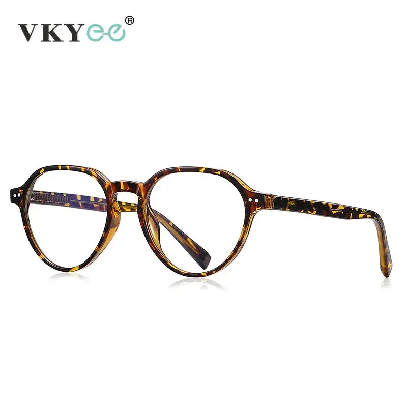 VICKY Oval Frame Glasses – Minimal Retro Design