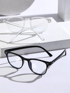 Contemporary Square Glasses – Clean Unisex Design
