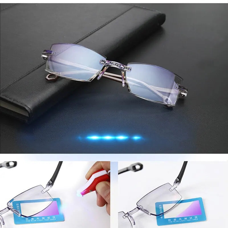 Rimless Minimal Glasses – 2 Pairs