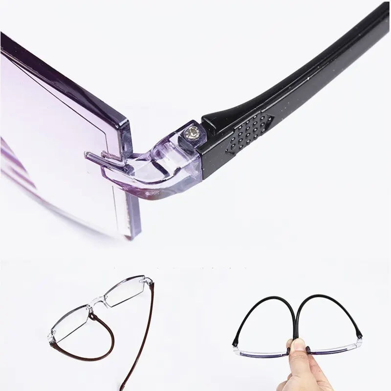 Rimless Minimal Glasses – 2 Pairs