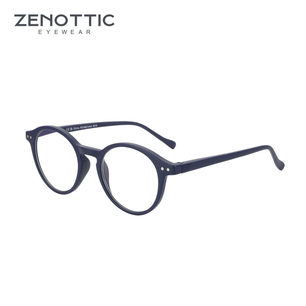ZENOTTIC Circular Frame Glasses – Urban Minimal Look