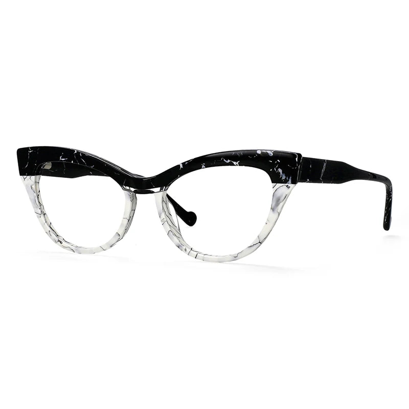 57008 Modern Cat-Eye Glasses – Premium Acetate Frame