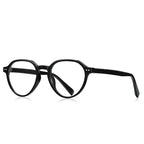 VICKY Oval Frame Glasses – Minimal Retro Design