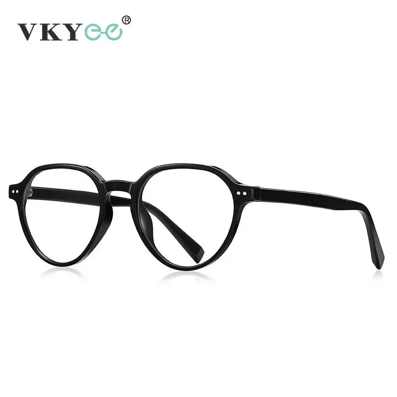 VICKY Oval Frame Glasses – Minimal Retro Design