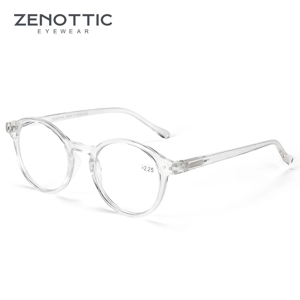 ZENOTTIC Circular Frame Glasses – Urban Minimal Look