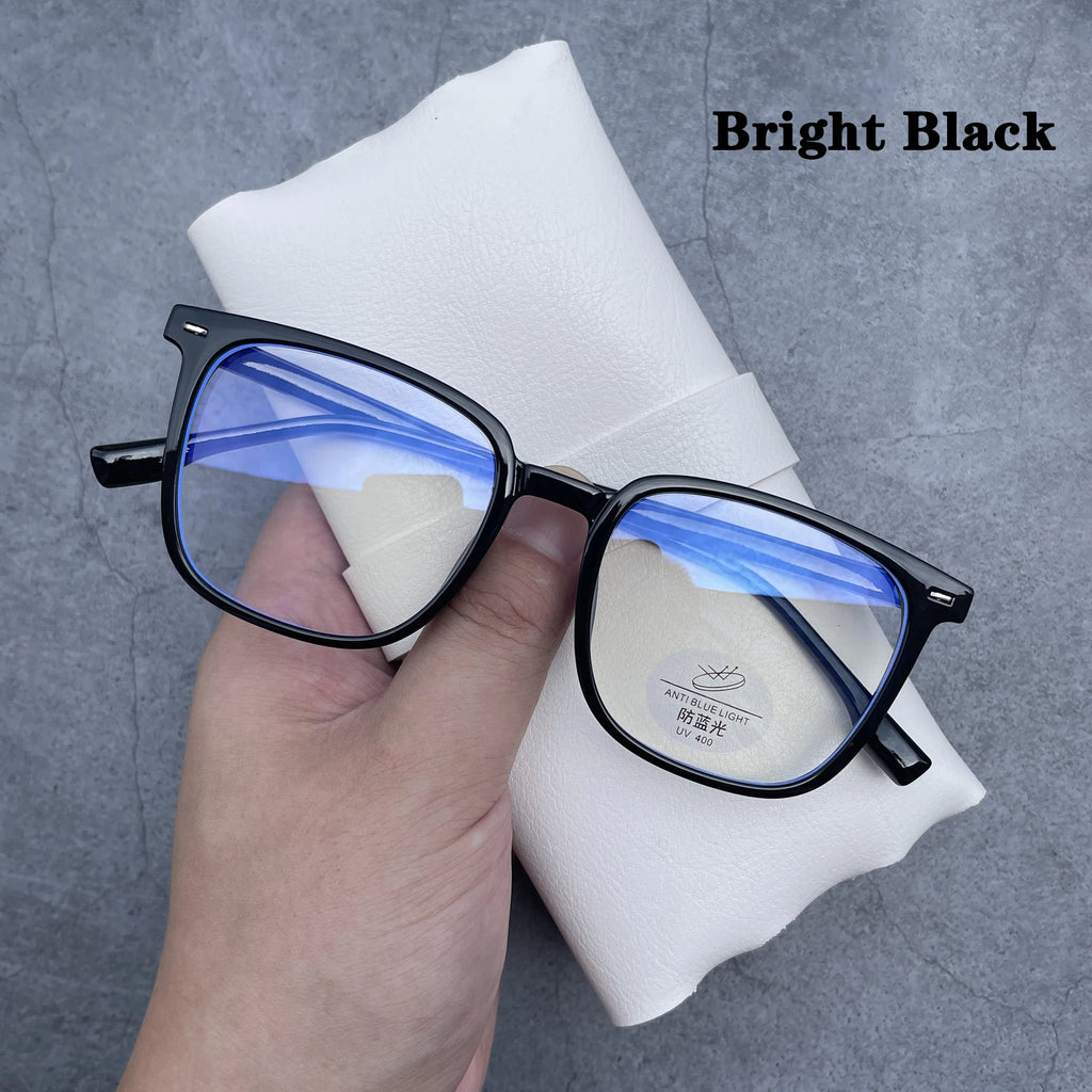 Black computer glasses frame (anti-blue light)
