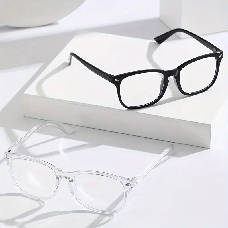 3-Pack Minimalist Square Glasses