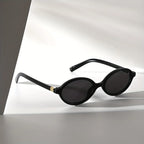 Retro oval / round sunglasses