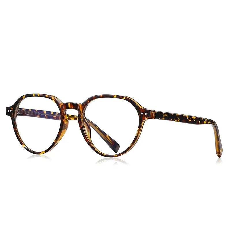 VICKY Oval Frame Glasses – Minimal Retro Design