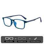 Pure Titanium Lightweight Square Glasses