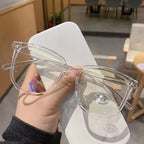 Light Frame Anti Blue Glasses Optical Glasses Women
