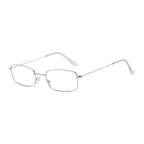 Unisex square fashion simple glasses (metal frame)
