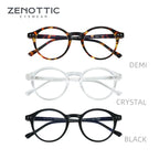 ZENOTTIC Circular Frame Glasses – Urban Minimal Look