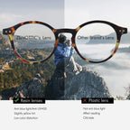 ZENOTTIC Circular Frame Glasses – Urban Minimal Look