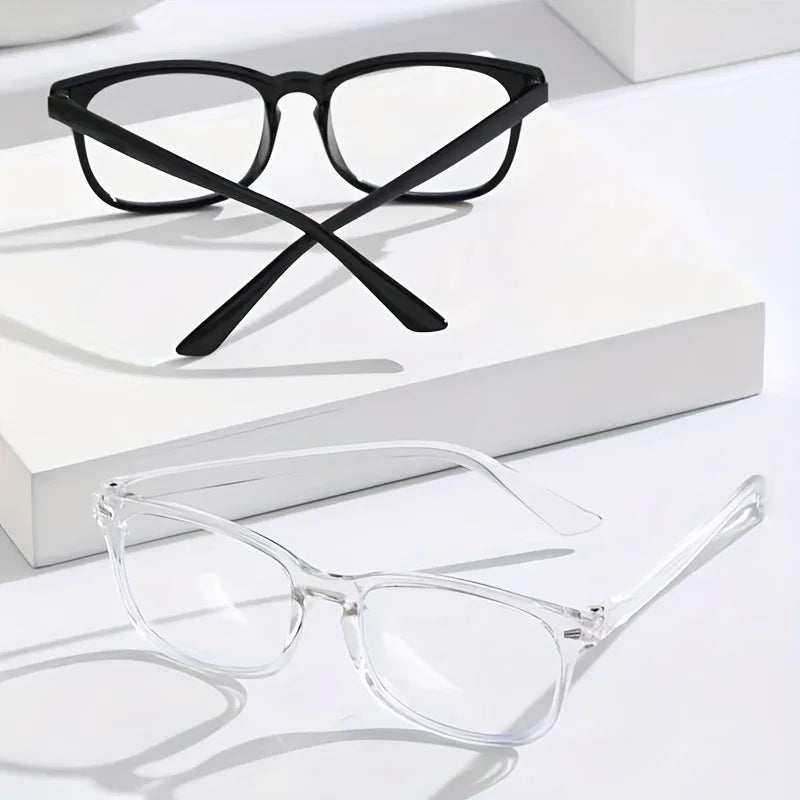 3-Pack Minimalist Square Glasses