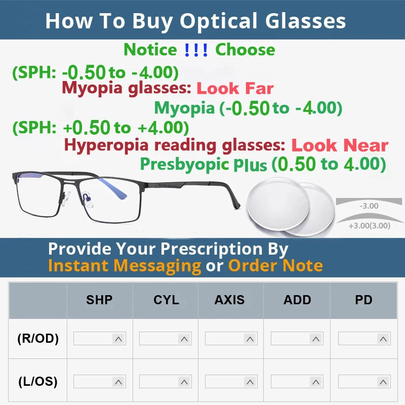 TR90 simple optical frame