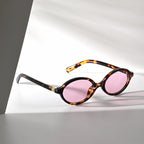 Retro oval / round sunglasses