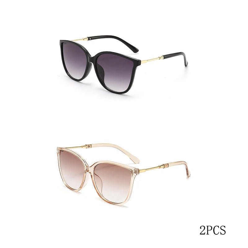 Classic Cat-Eye Sunglasses – Mirrored Vintage Style