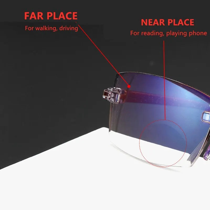 Rimless Minimal Glasses – 2 Pairs