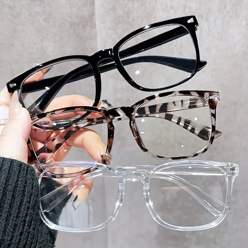 3-Pack Minimalist Square Glasses