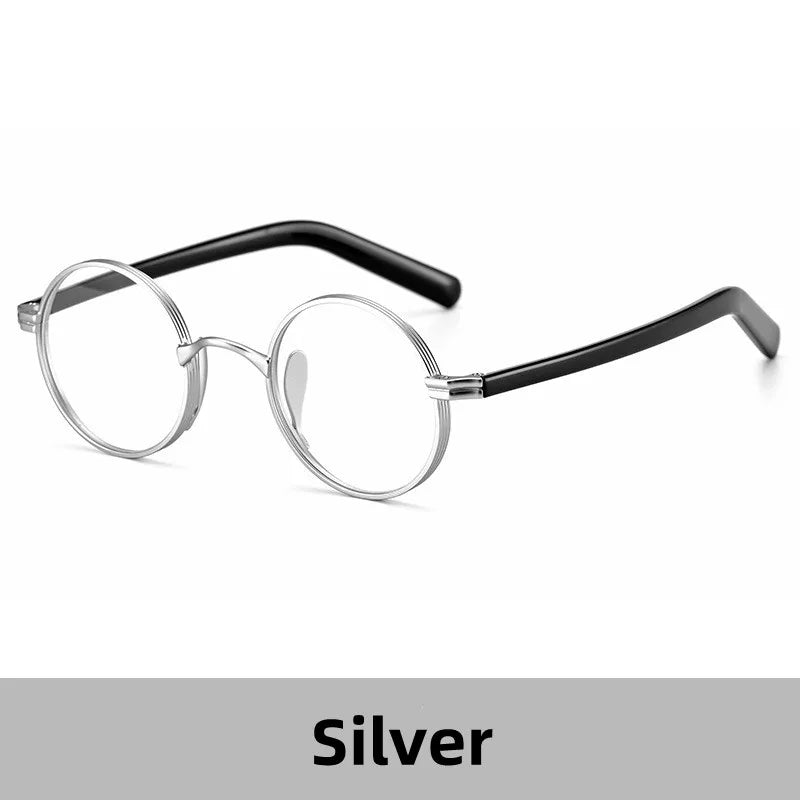 Retro Round Titanium Glasses – Lightweight Everyday Style