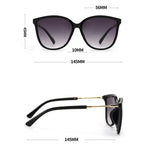 Classic Cat-Eye Sunglasses – Mirrored Vintage Style