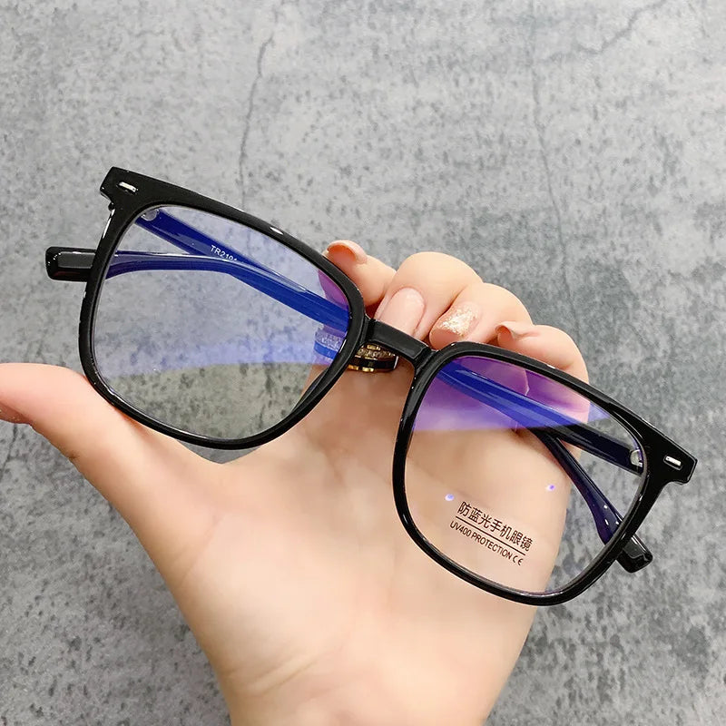 Black computer glasses frame (anti-blue light)