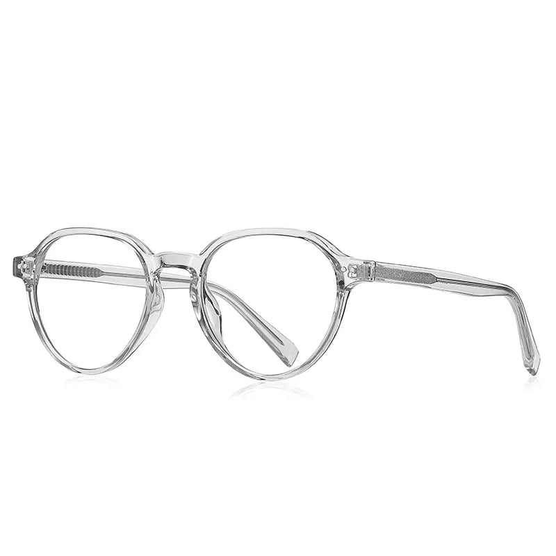 VICKY Oval Frame Glasses – Minimal Retro Design