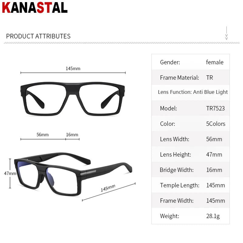 TR90 simple optical frame